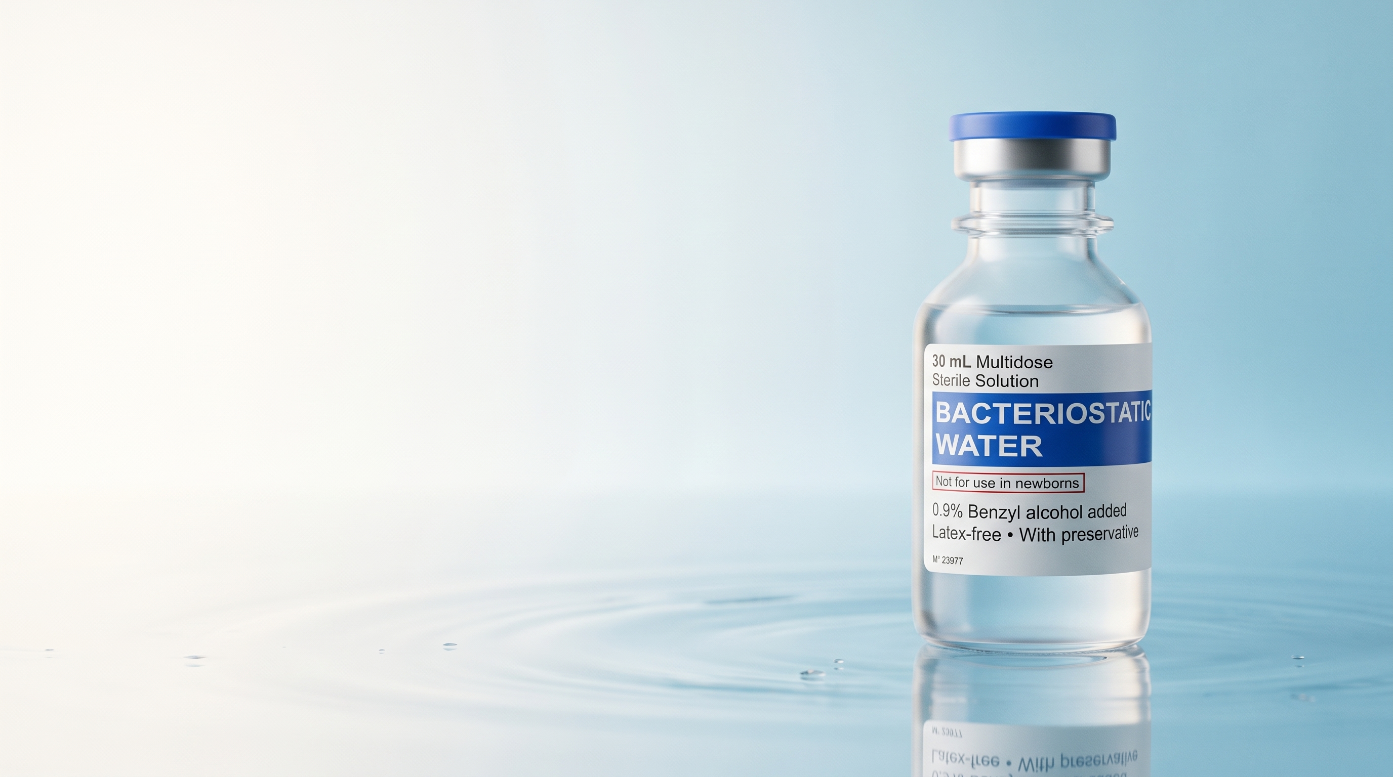 Bacteriostatic Water — 30 mL · Multidose Sterile